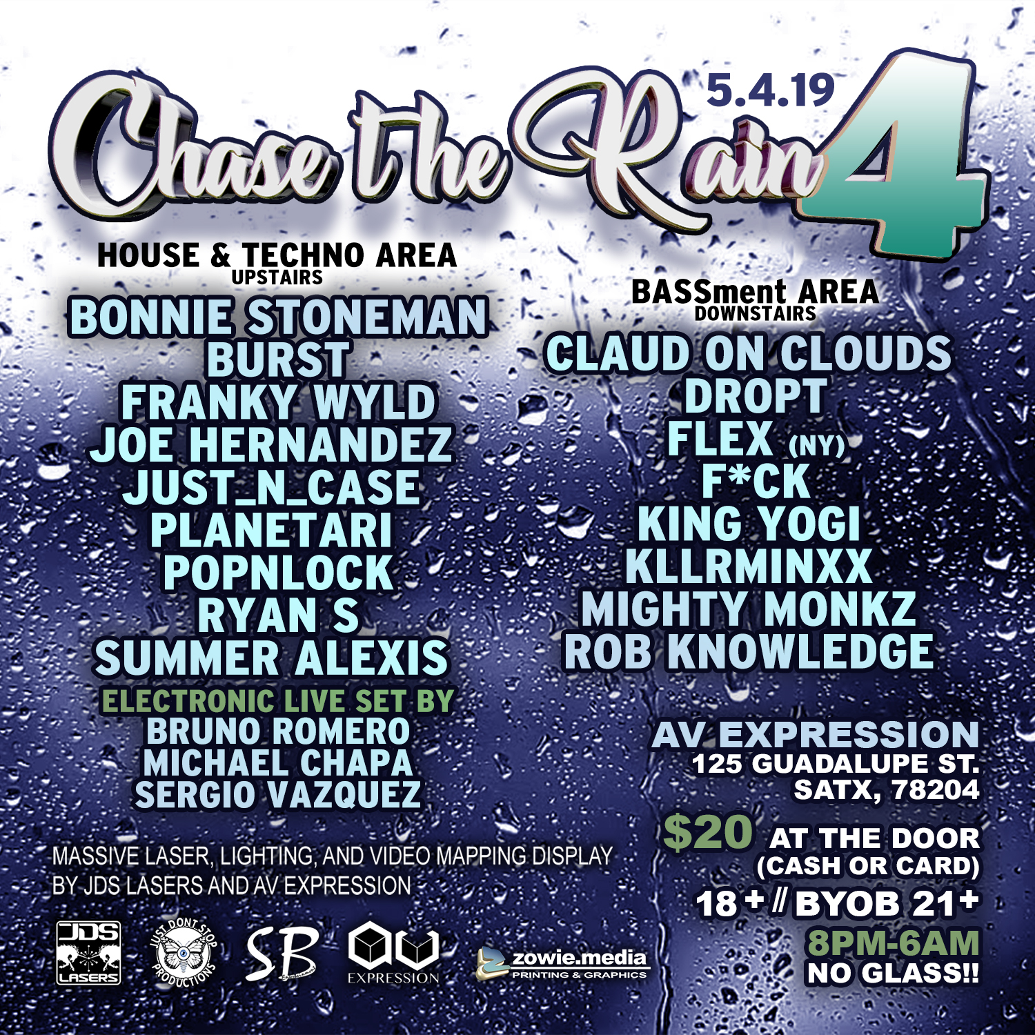 Chase the Rain 4 – 05/04/2019 – JDS – San Antonio, TX