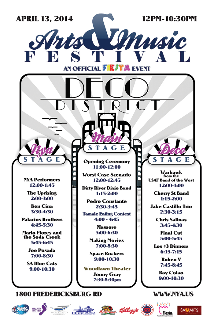 Deco District – Arts music Fest – 03/13/2014 – San Antonio, TX