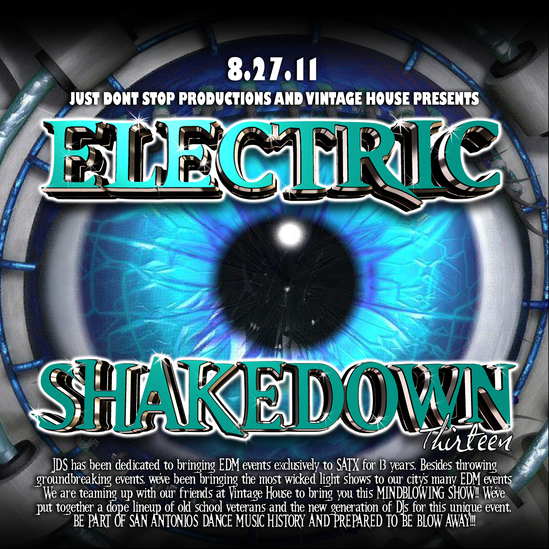 Electric Shakedown 13 – 08/27/2011 – JDS – San Antonio, TX