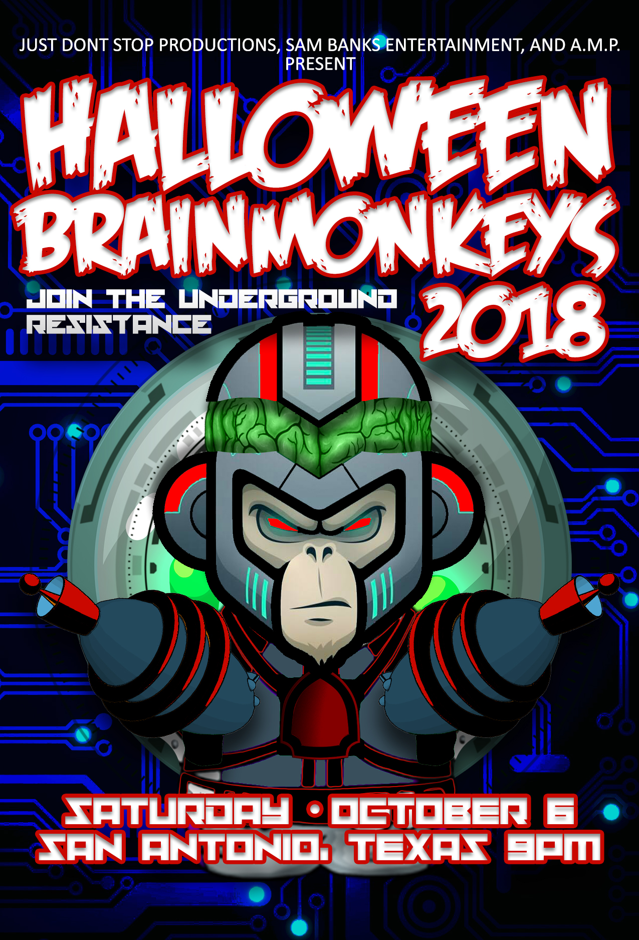 Halloween Brainmonkeys 2018 – 10/06/2018 – JDS – San Antonio, TX