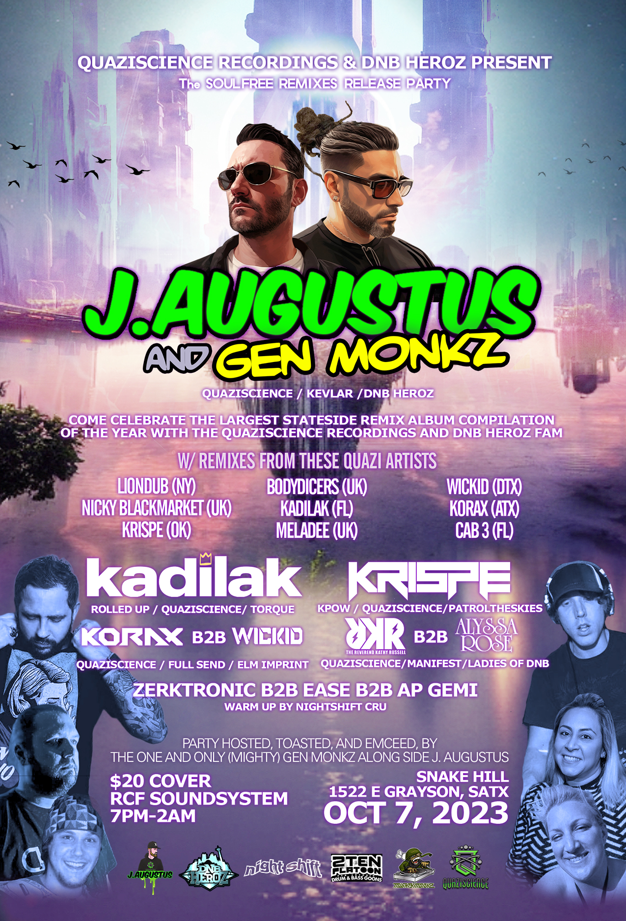 J. Augustus and Gen Monkz – 10/07/2023 – San Antonio, TX