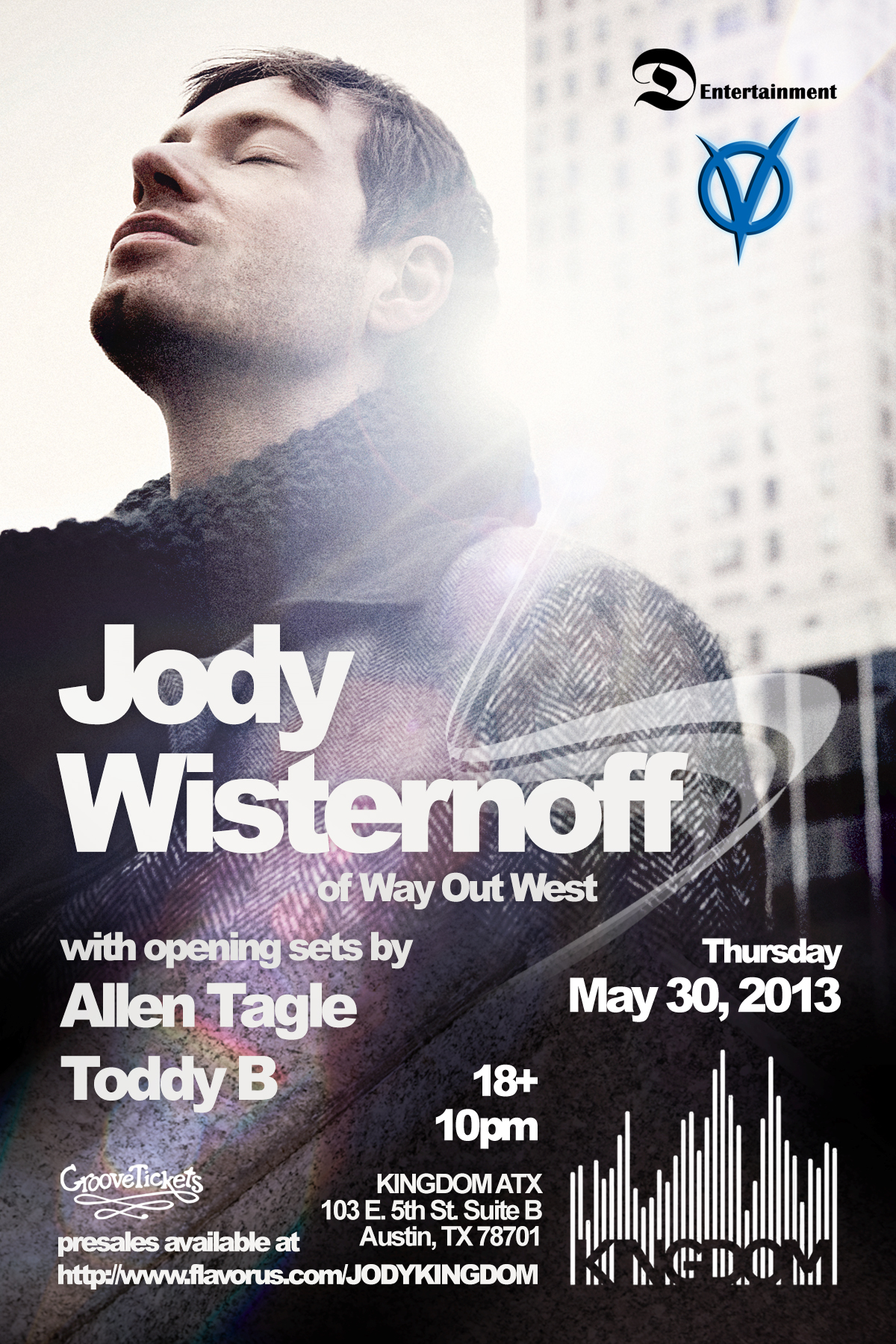 Jody Wisternoff 05/30/2013 – Kingdom – Austin, TX