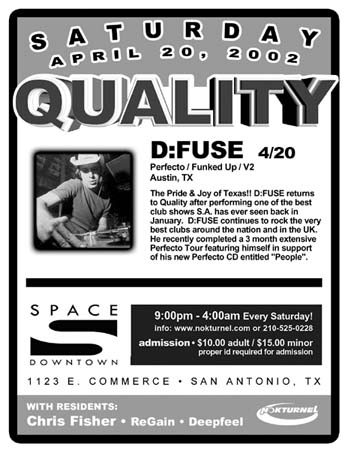 Quality Posters – Fuel – 2002 – San Antonio, TX