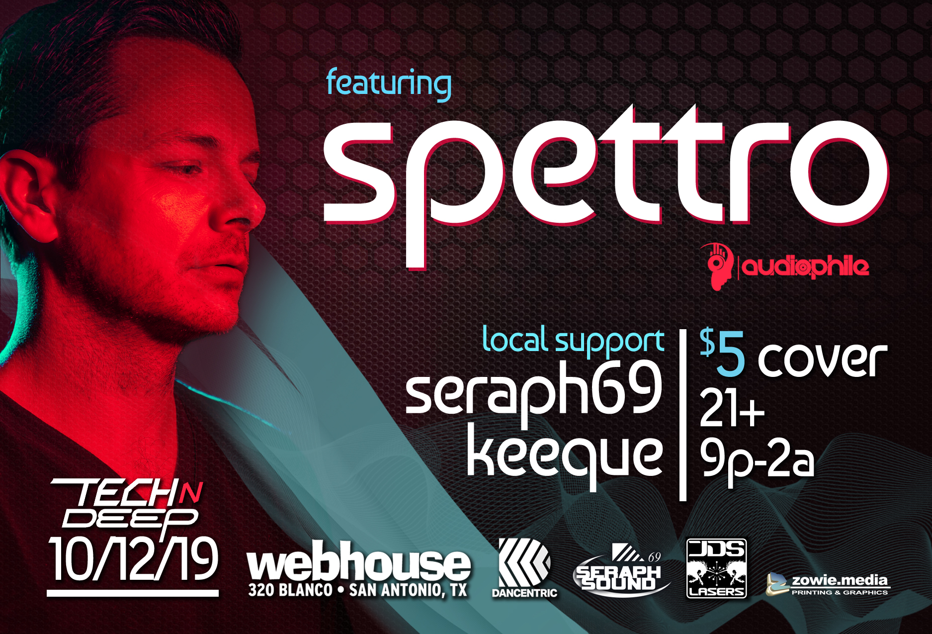 Tech n Deep – Spettro – 10/12/2019 – San Antonio, TX