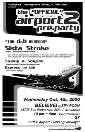 Airport 2 Pre-Party – 10/04/2000 – Austin, TX