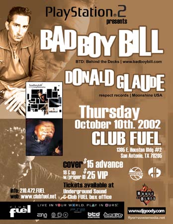 Club Fuel – Bad Boy Bill – 2002 – San Antonio, TX