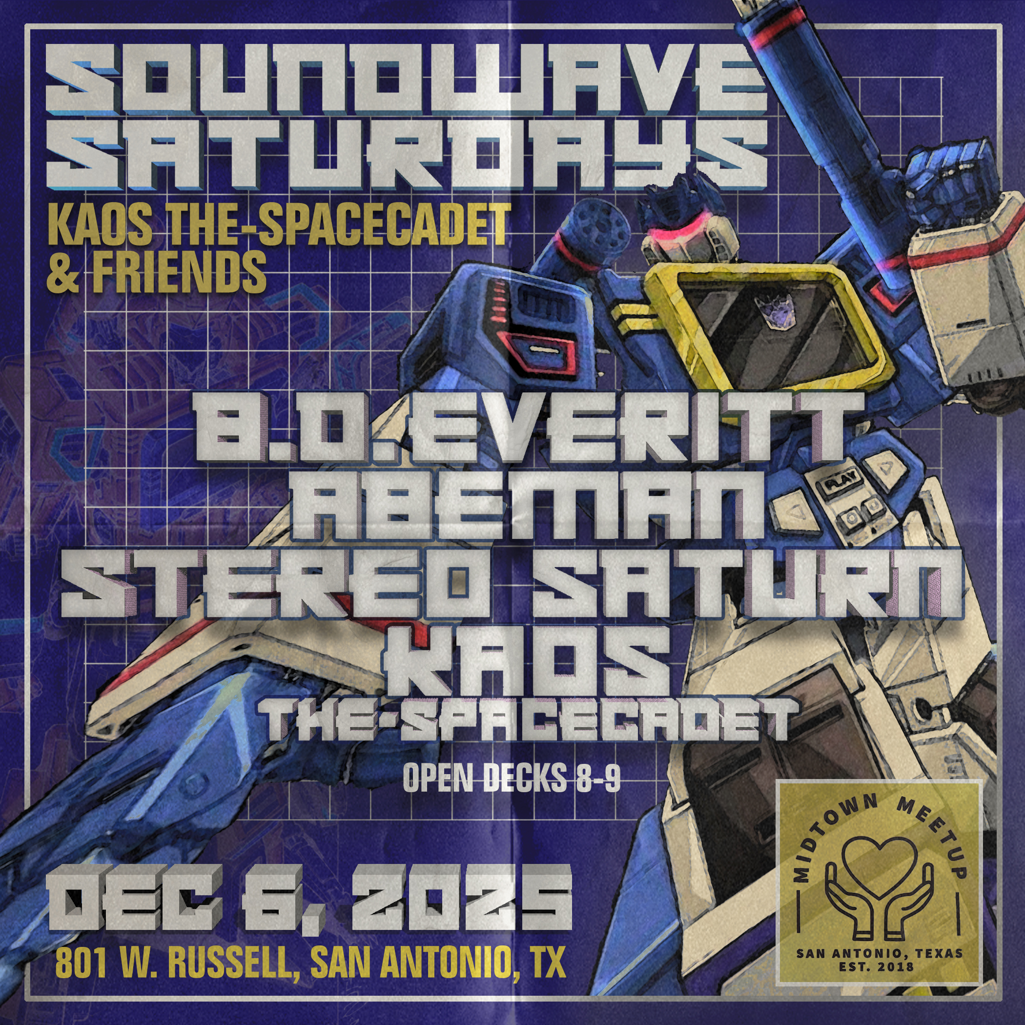 Soundwave Saturday – 12.06.25 – SATX